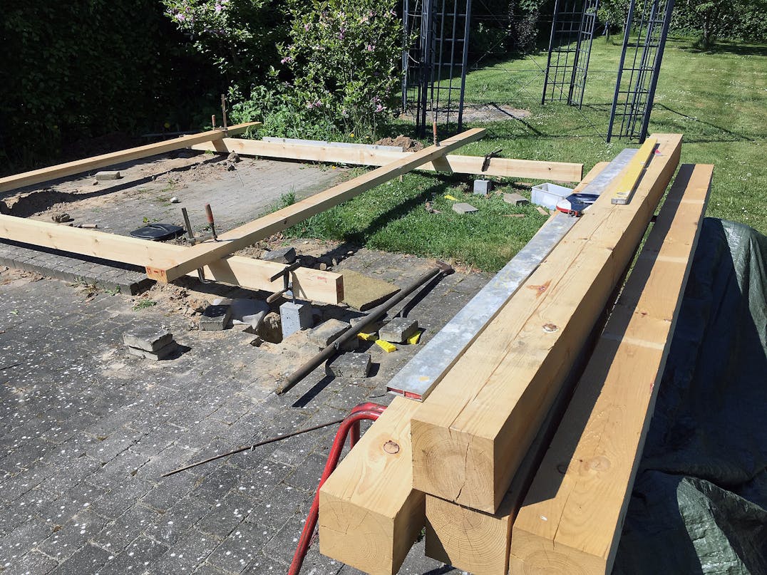 Havepavillon med tapsamlinger Havepavillon med tapsamlinger